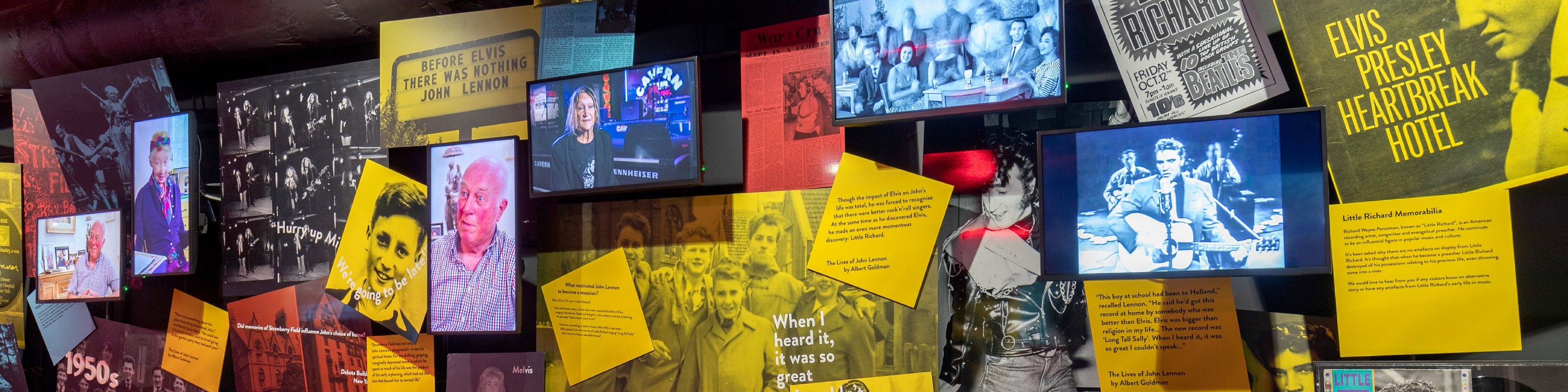 The interactive exhibition at Strawberry Field