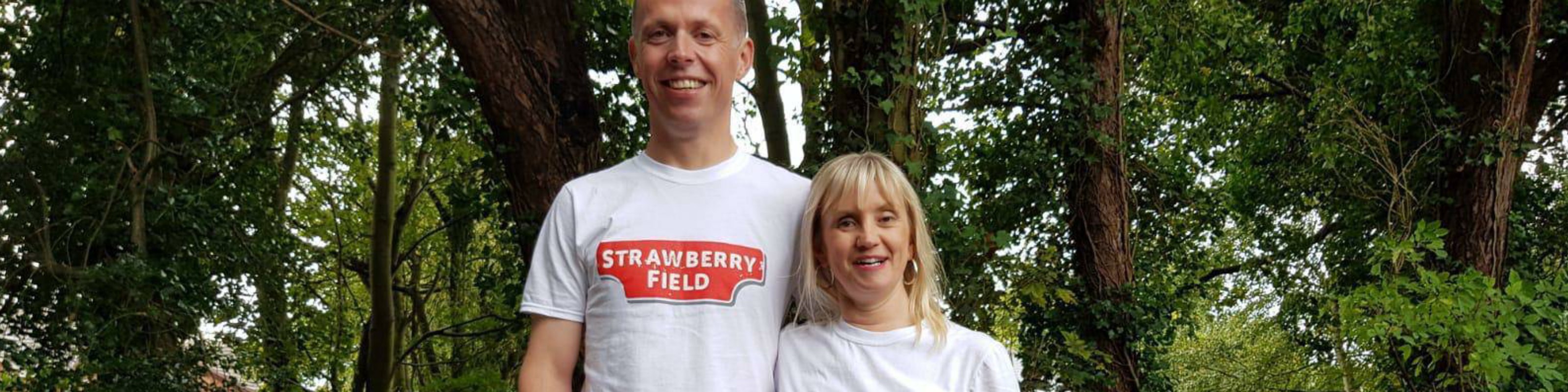 Kelly Barton trained to run the London Marathon for Strawberry Field